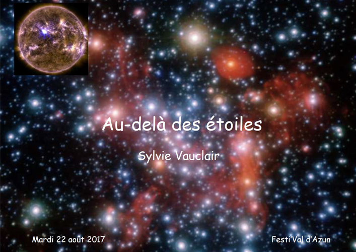 "Au-delà des étoiles" par S. Vauclair