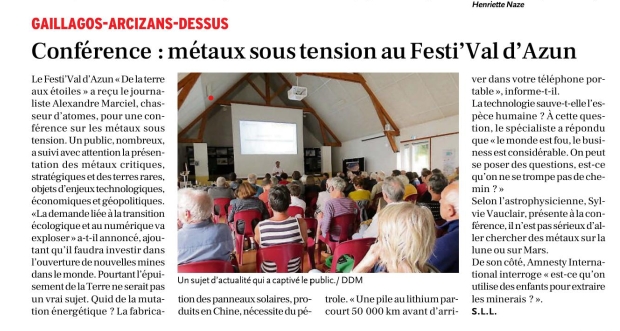 NR conference Alexandre Merciel